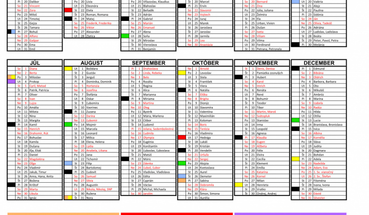 Kalendár odvozu odpadu Kalendár odvozu odpadu