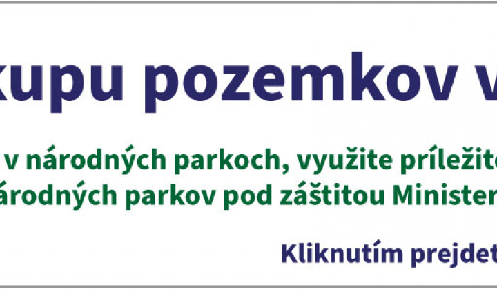 Aktuality / Výkup pozemkov v národných parkoch - foto